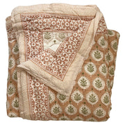 Reversible Quilt - Johri - Terracotta Multi