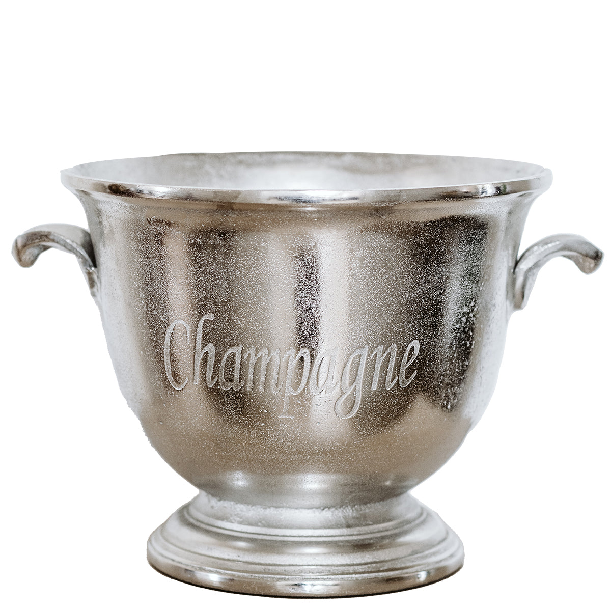 Classic Champagne Bucket - Raw Nickel