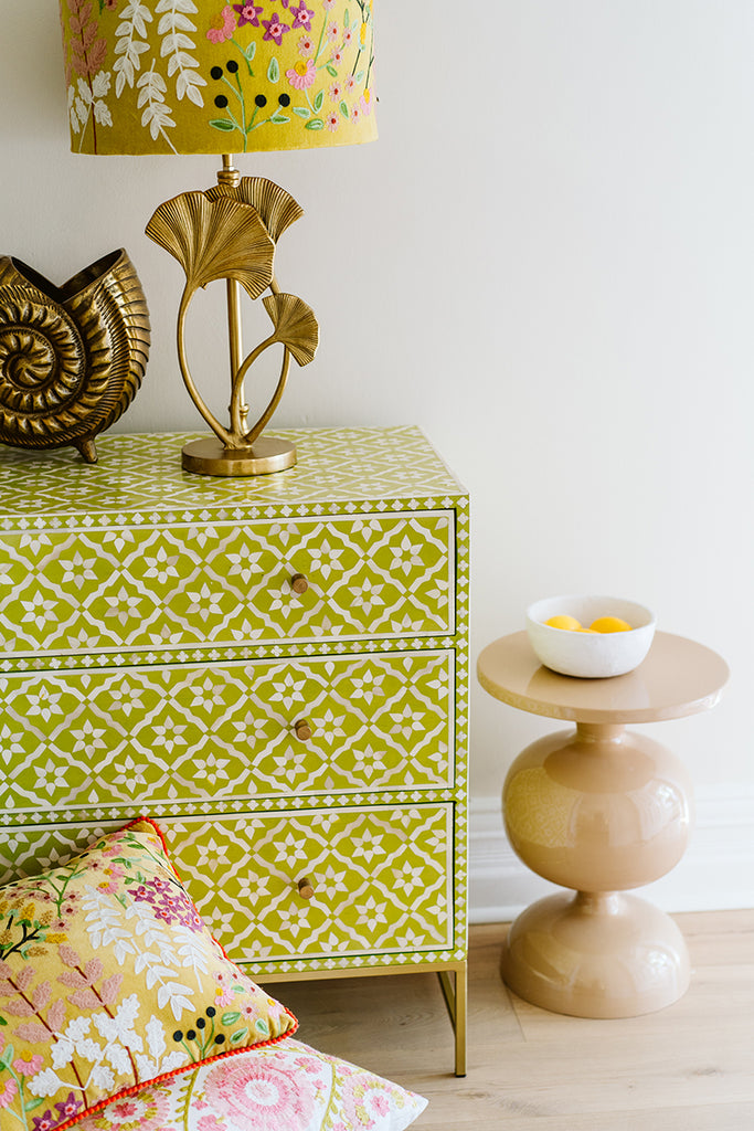 Floral lamp shades