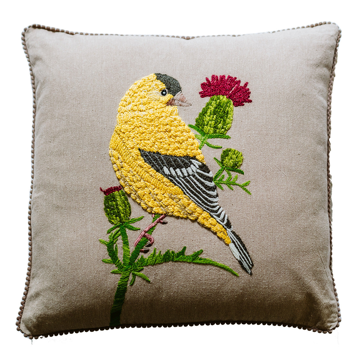 Luxury Cushion | Embroidered Cotton