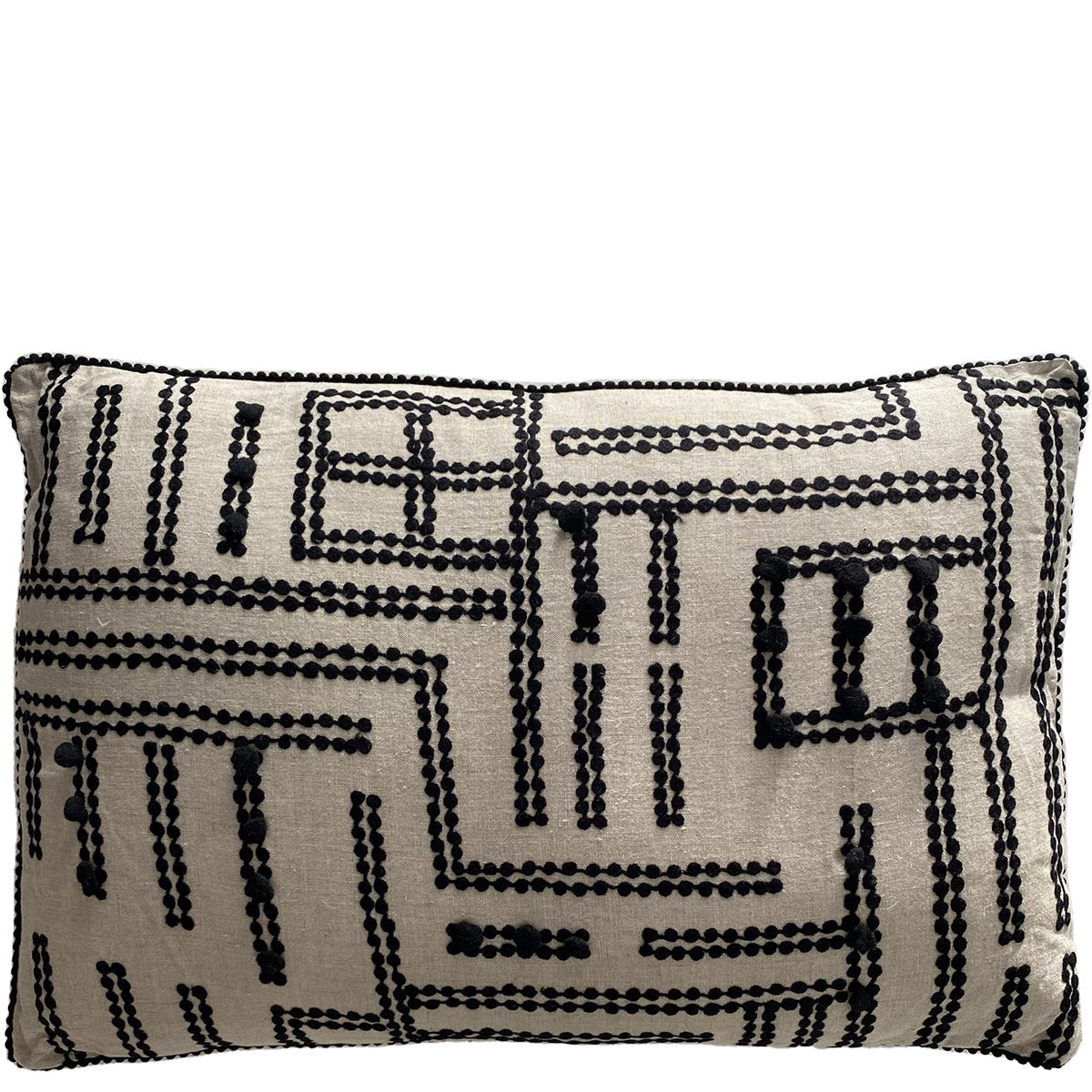 Lumbar Cushion - Kaveri - Natural / Black