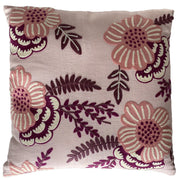 Cushion - Two Tone Floral - Pale Pink