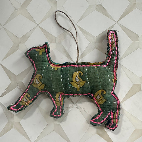 Kantha Cat - Walking - Multicolour