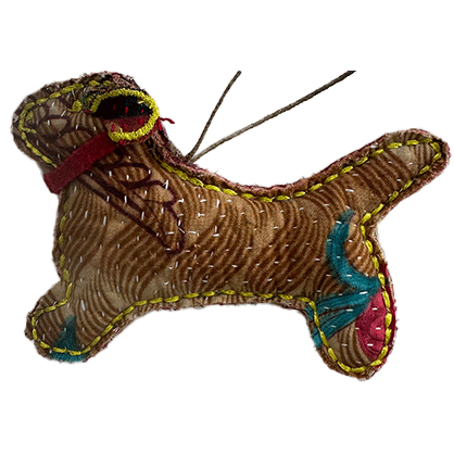 Kantha Dog - Multicolour