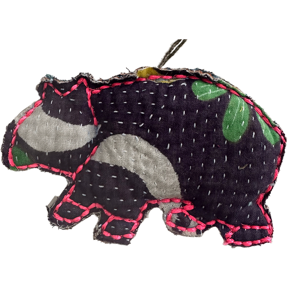 Kantha Wombat - Multicolour