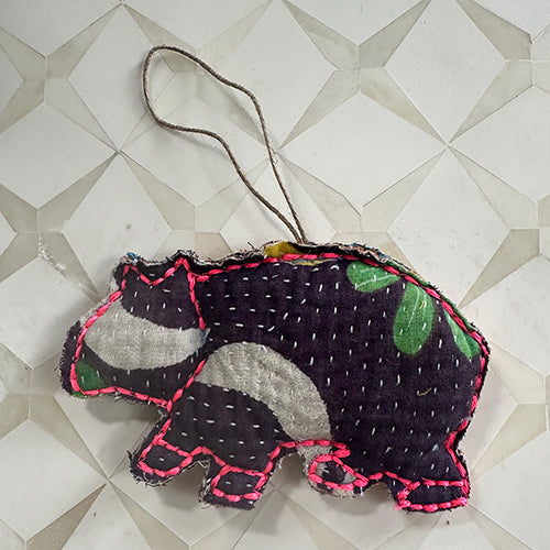 Kantha Wombat - Multicolour