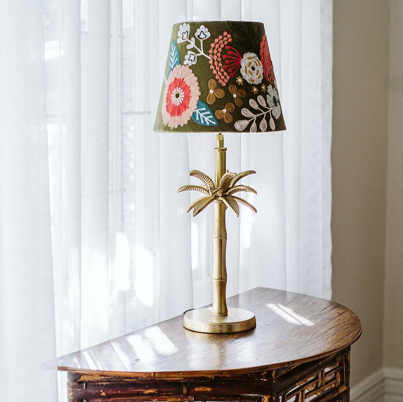 Bedside lamp base | Palm Tree