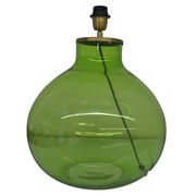 Glass Ball Lamp Base - Green