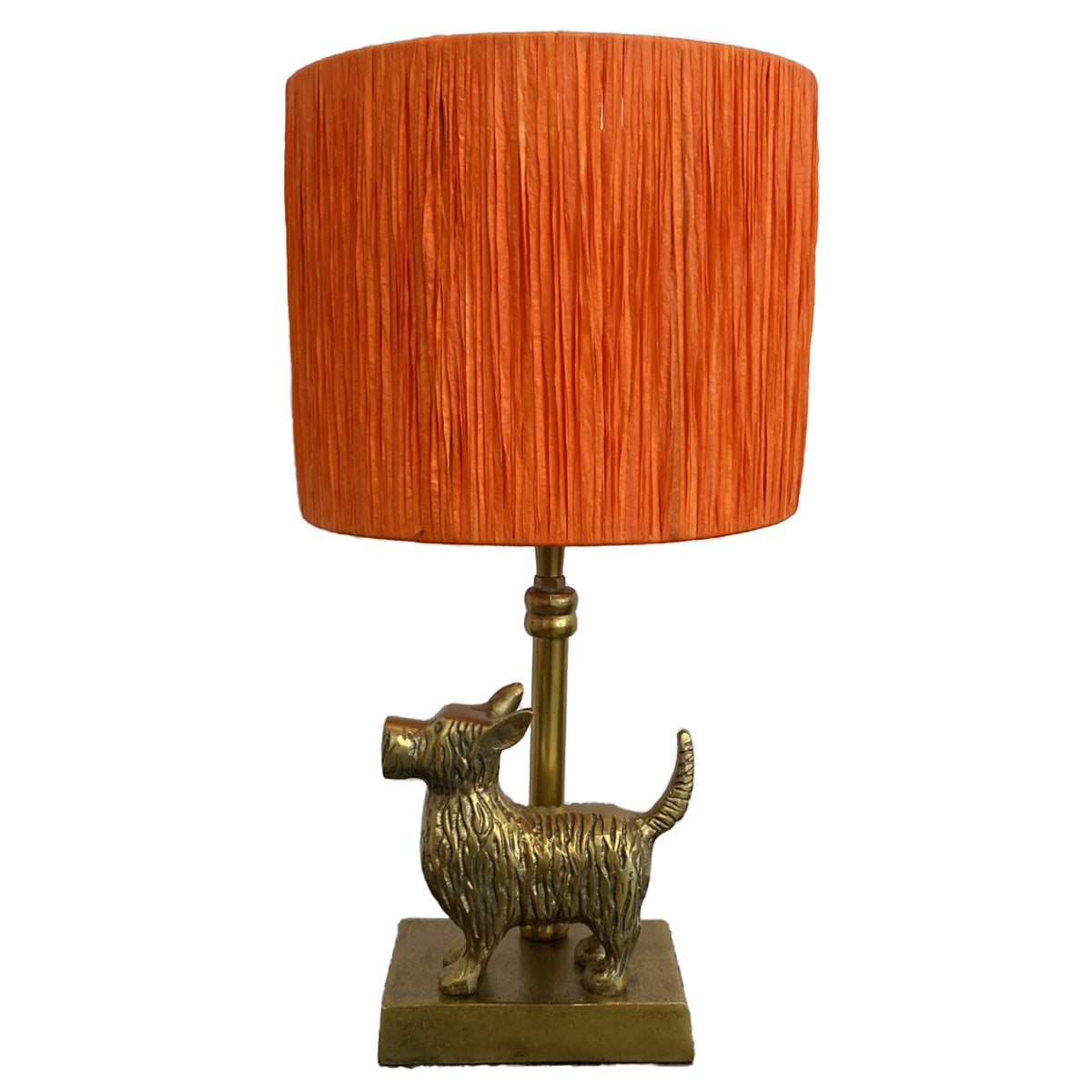 Burnt Orange Lamp Shade