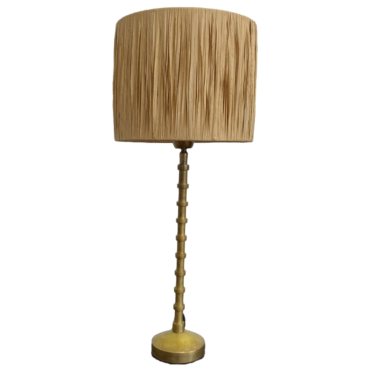 Raffia Lampshade Gold