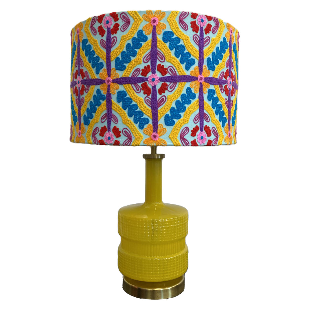 Embroidered Lamp Shade