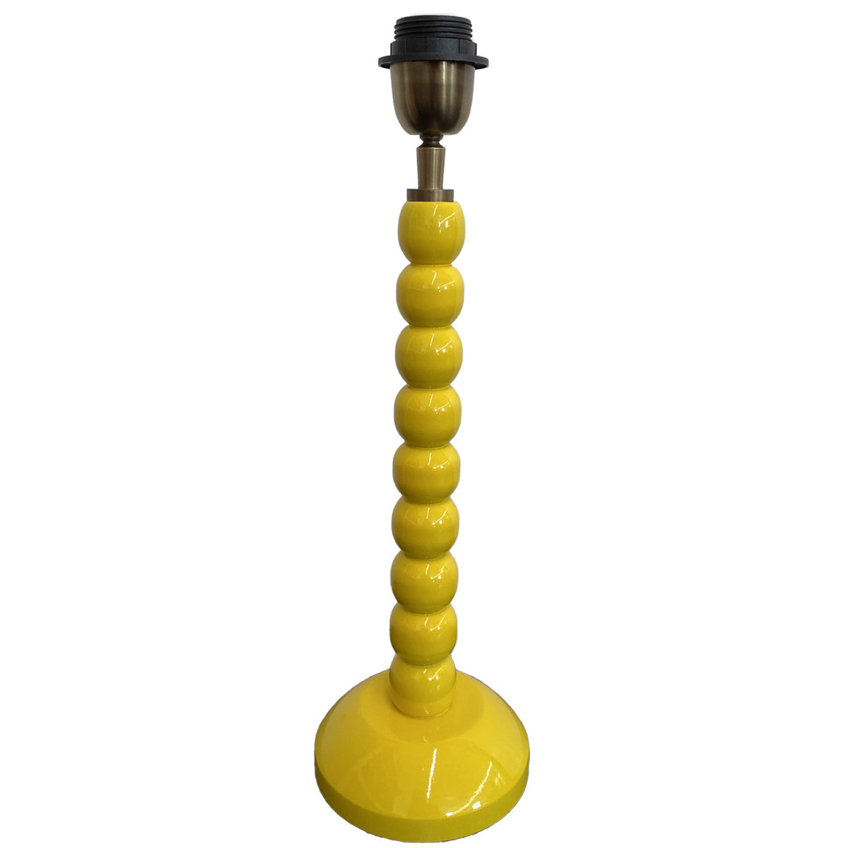 Ball Lamp Base - Yellow