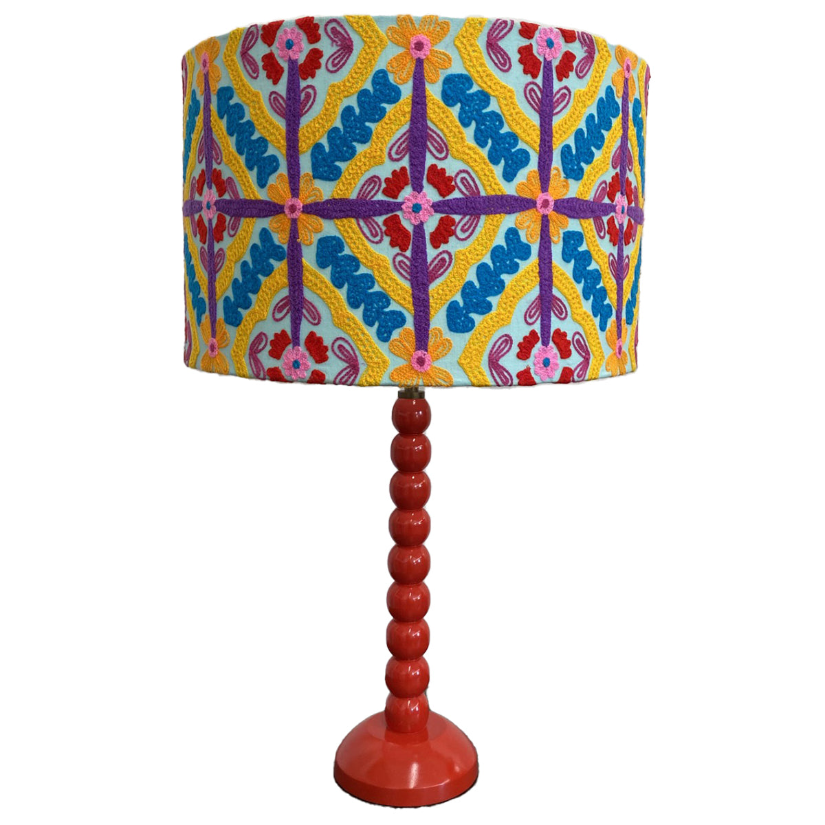 Embroidered Lamp Shade