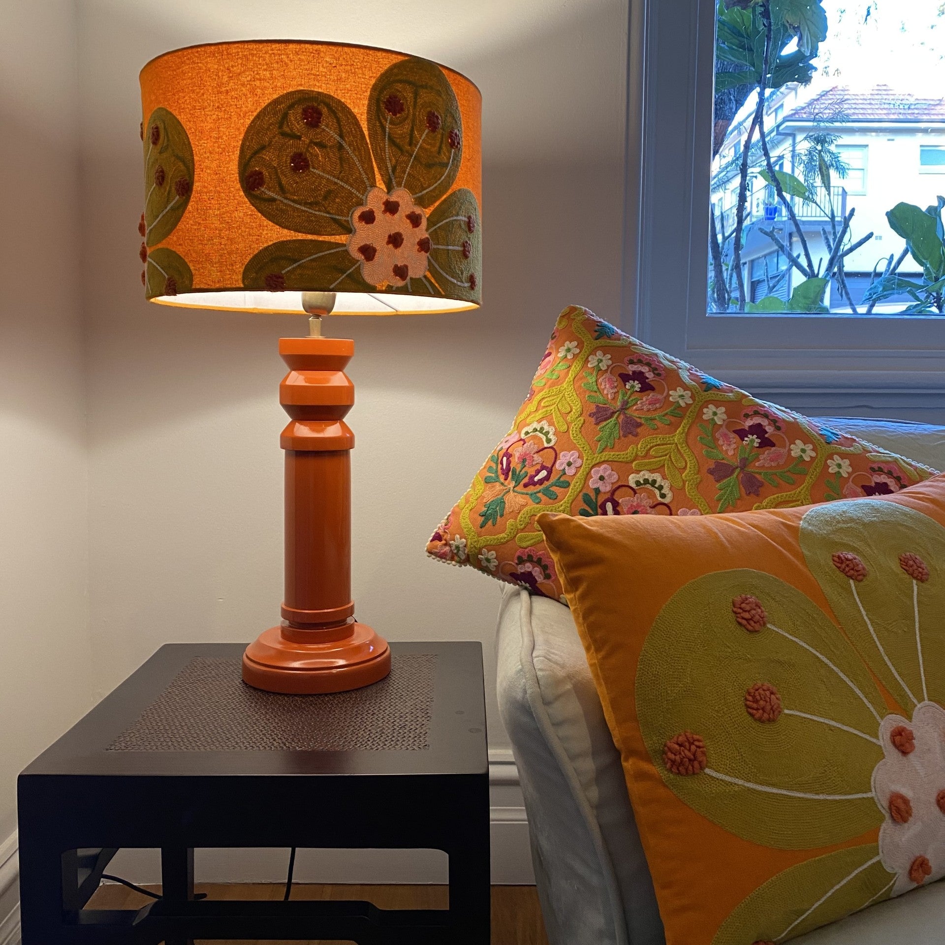 Iconic Lamp Base - Orange