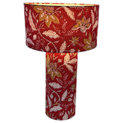 Floral Lamp - Red