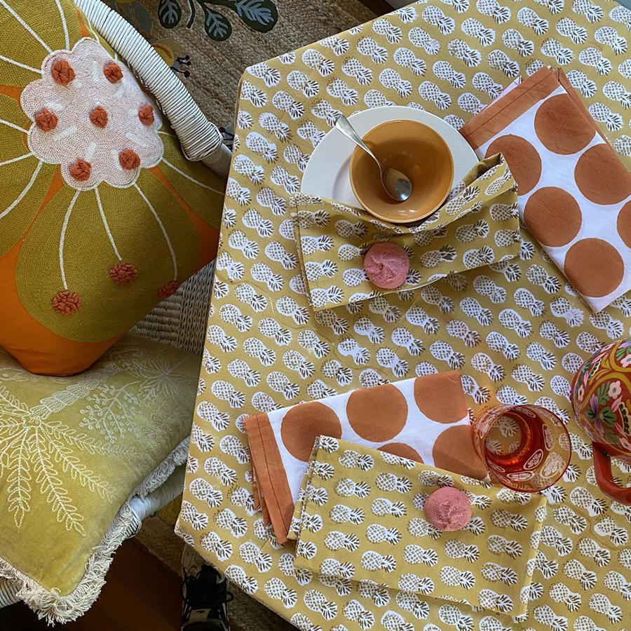 Pineapple Tablecloth: Australia's Premium Yellow Tablecloths