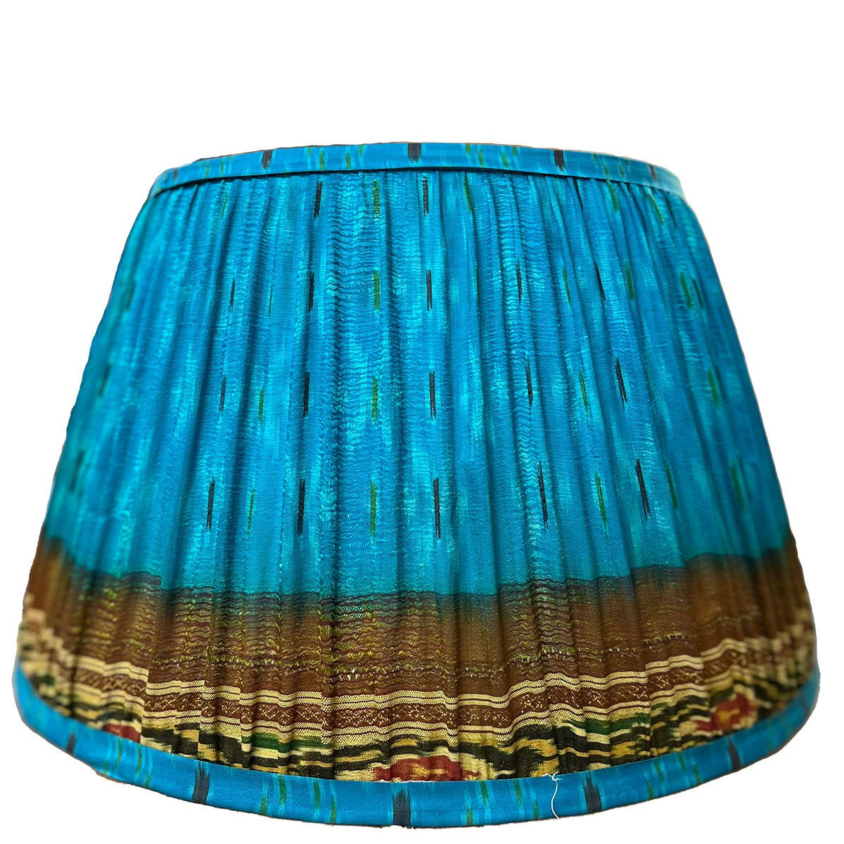 Vintage Silk Sari Pleated Lampshade 137