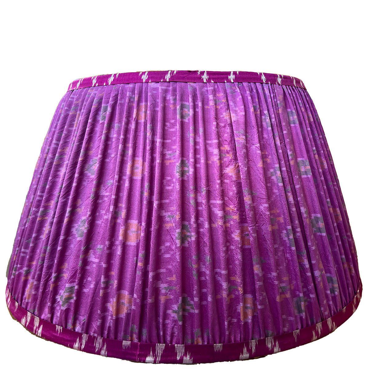 Vintage Silk Sari Pleated Lampshade 178