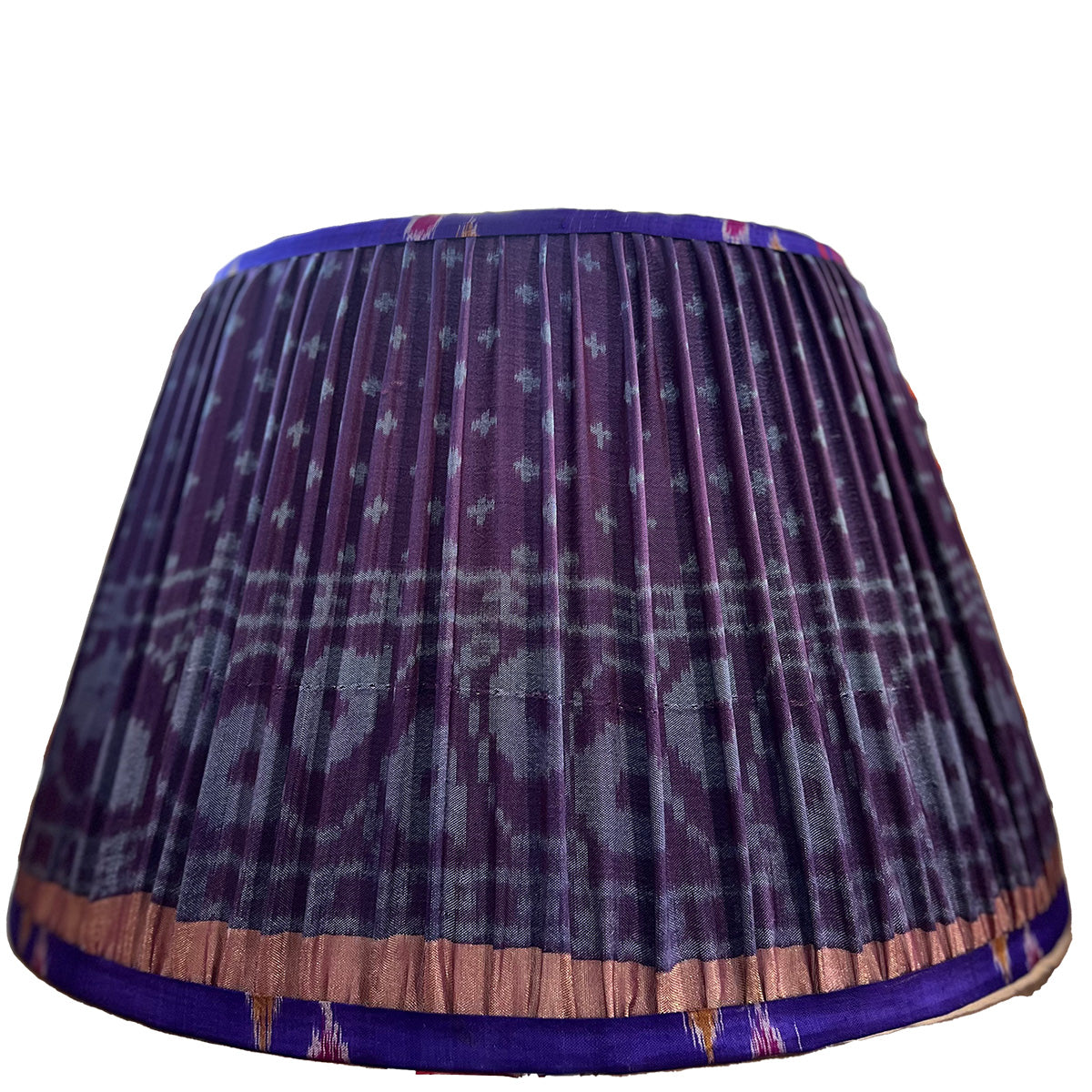 Vintage Silk Sari Pleated Lampshade 187