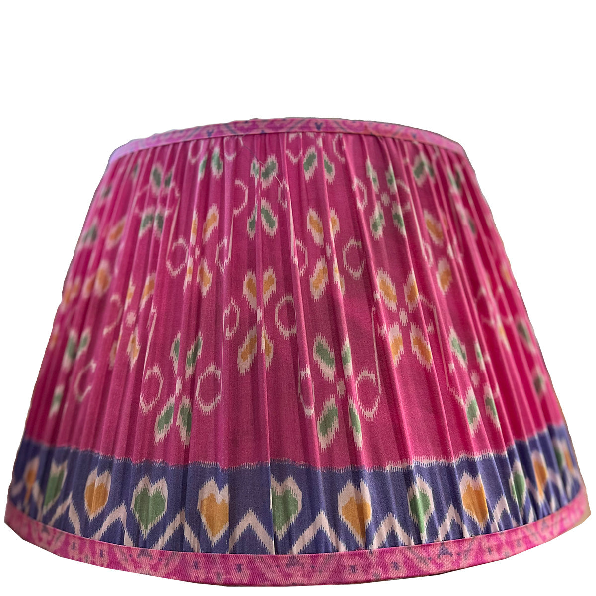 Vintage Silk Sari Pleated Lampshade 201