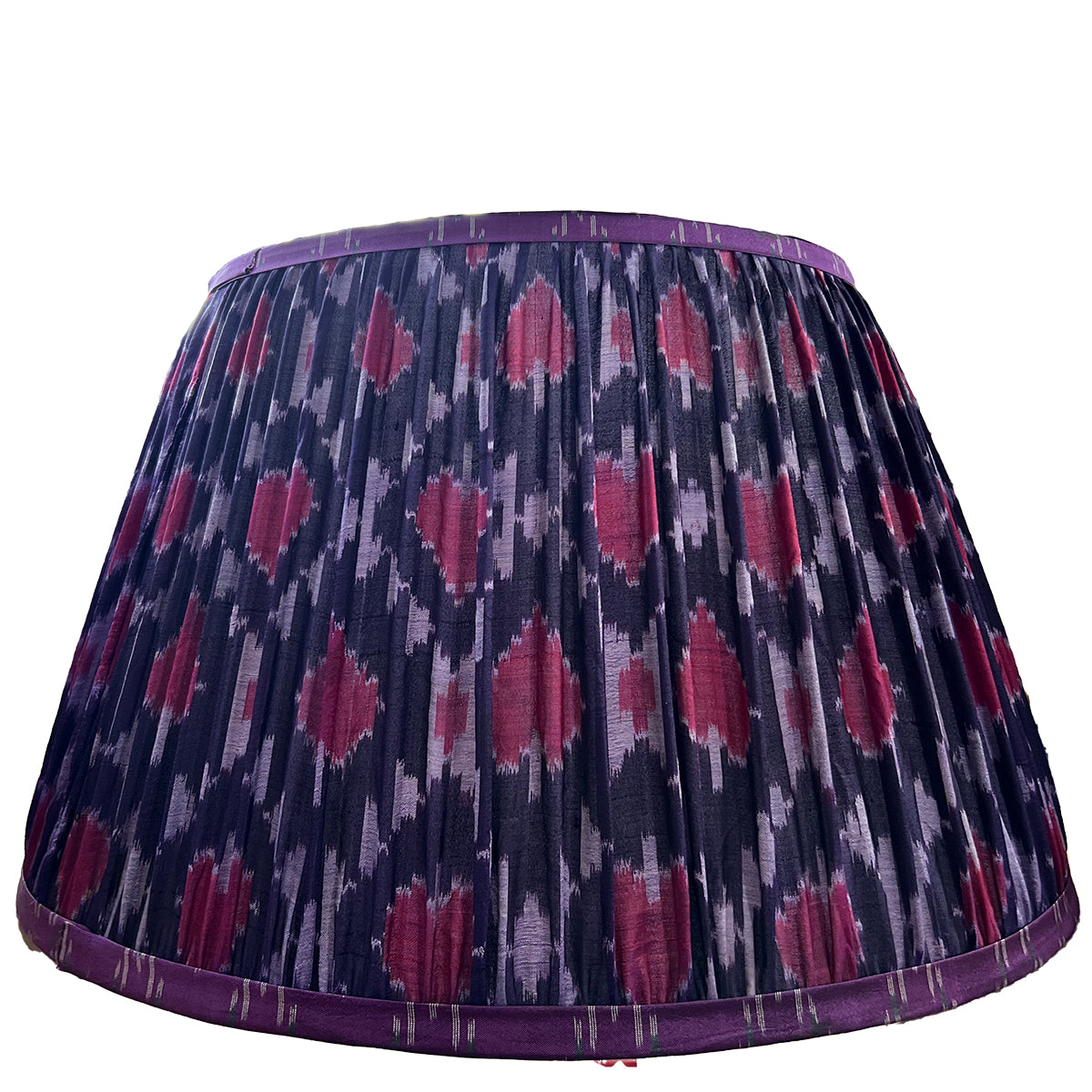 Vintage Silk Sari Pleated Lampshade 216