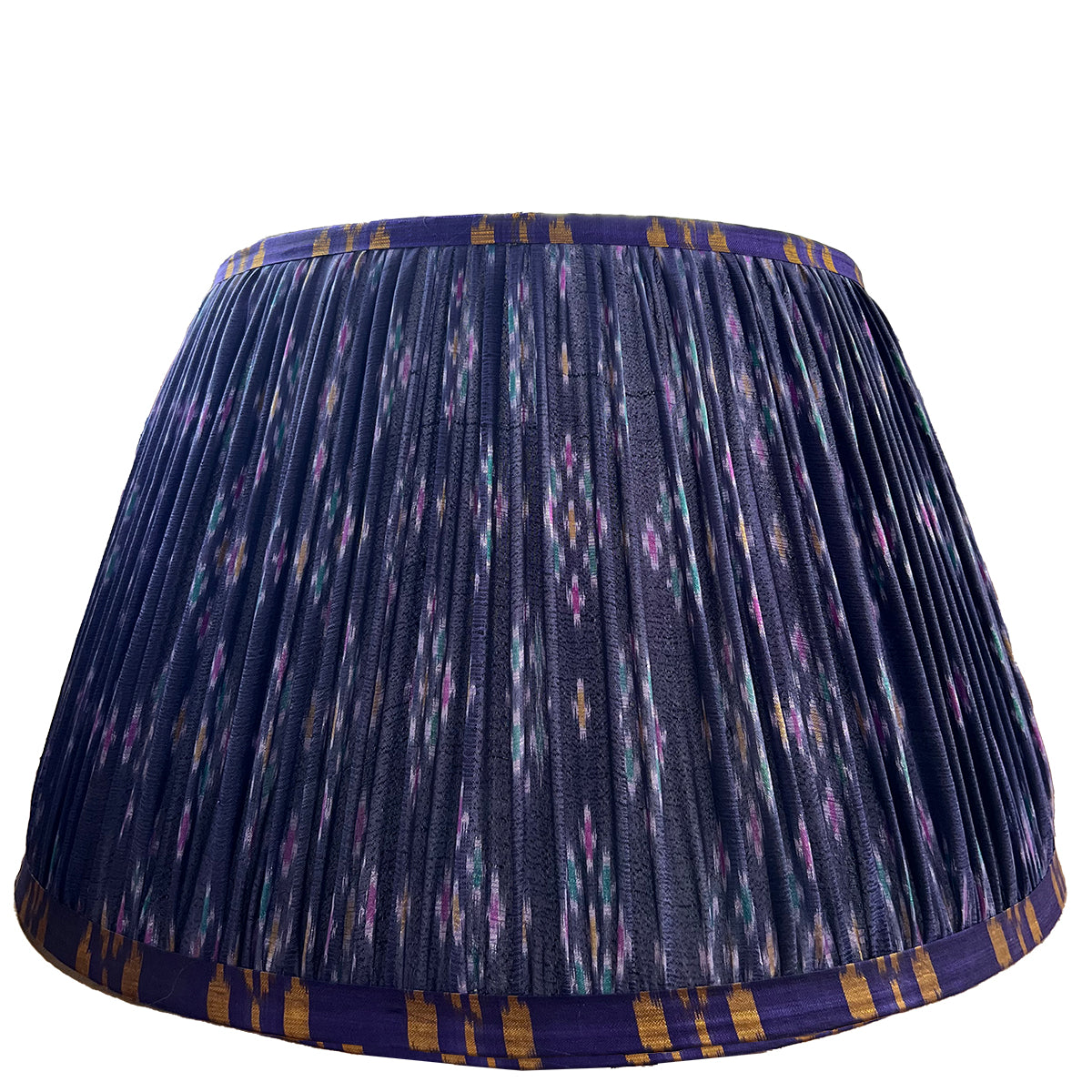 Vintage Silk Sari Pleated Lampshade 217