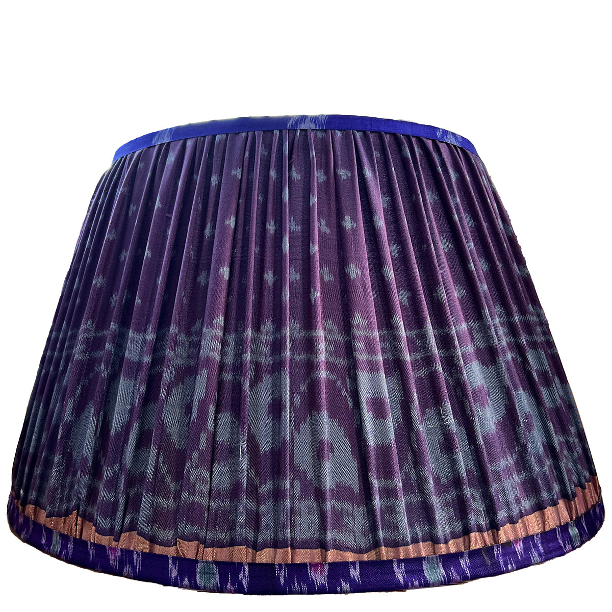 Vintage Silk Sari Pleated Lampshade