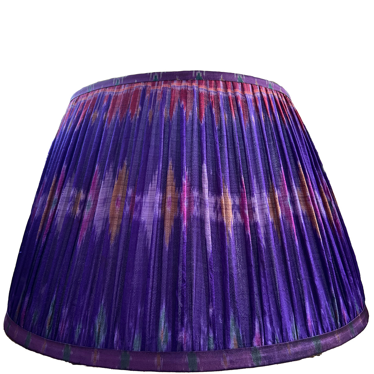 Vintage Silk Sari Pleated Lampshade