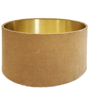 Drum Shade - Velvet - Gold