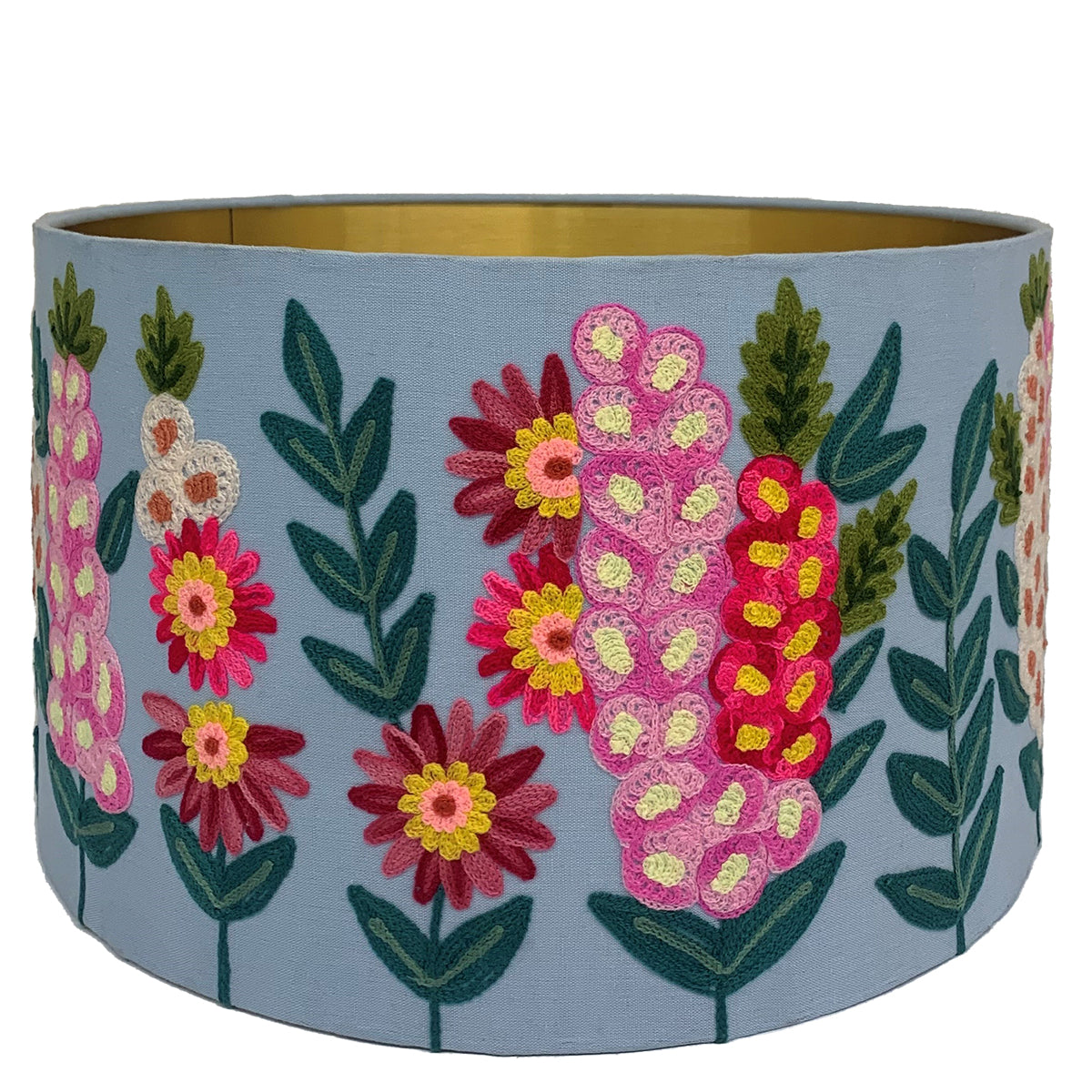 Lamp shades Australia | Hollyhocks Aqua