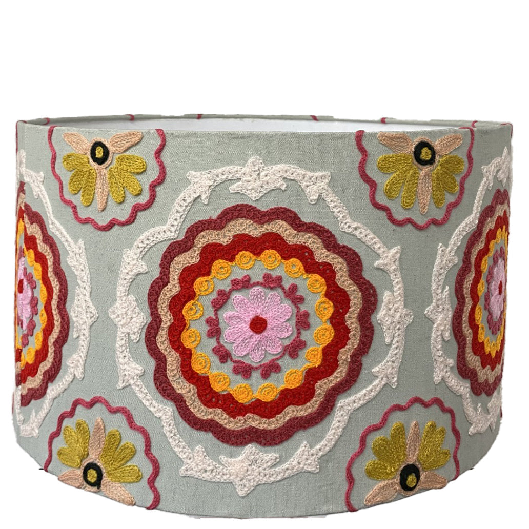 Embroidered Lampshade