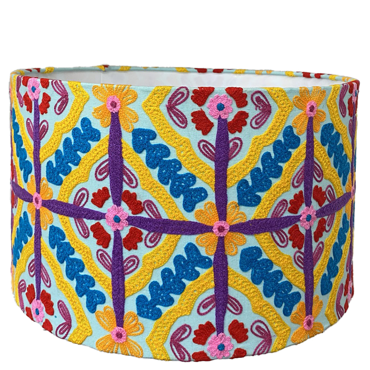 Embroidered Lamp Shade