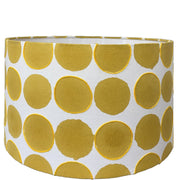 Block Printed Lampshade - Yellow