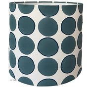 Block Printed Lampshade - Blue