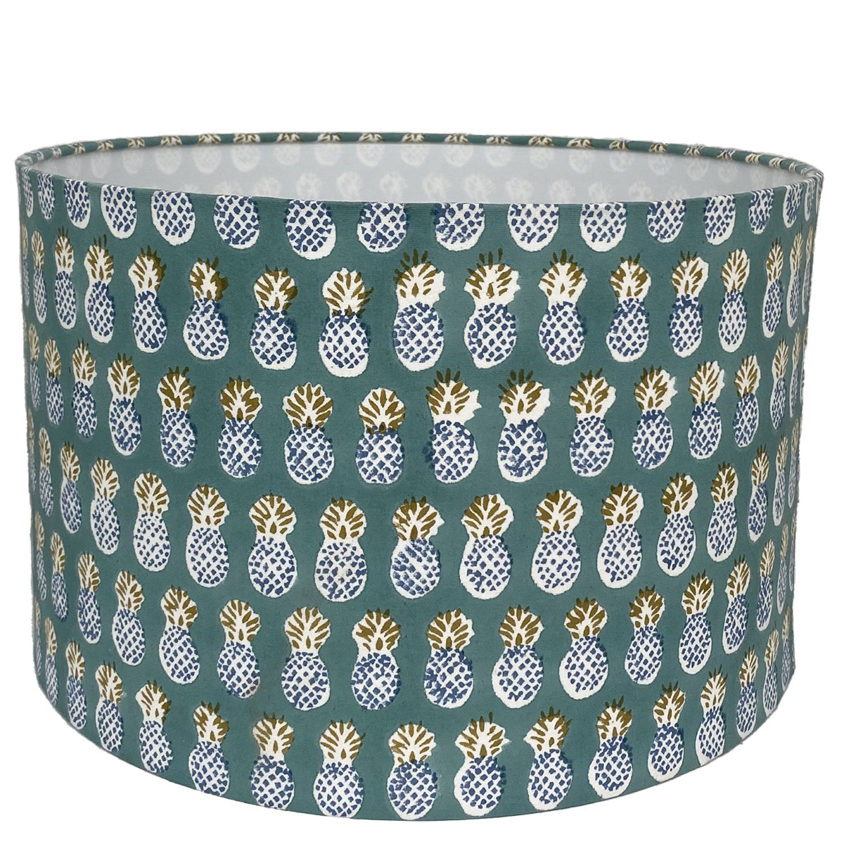 Block Printed Cotton Lamp Shades