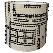 Drum Shade - Kaveri - Natural / Black