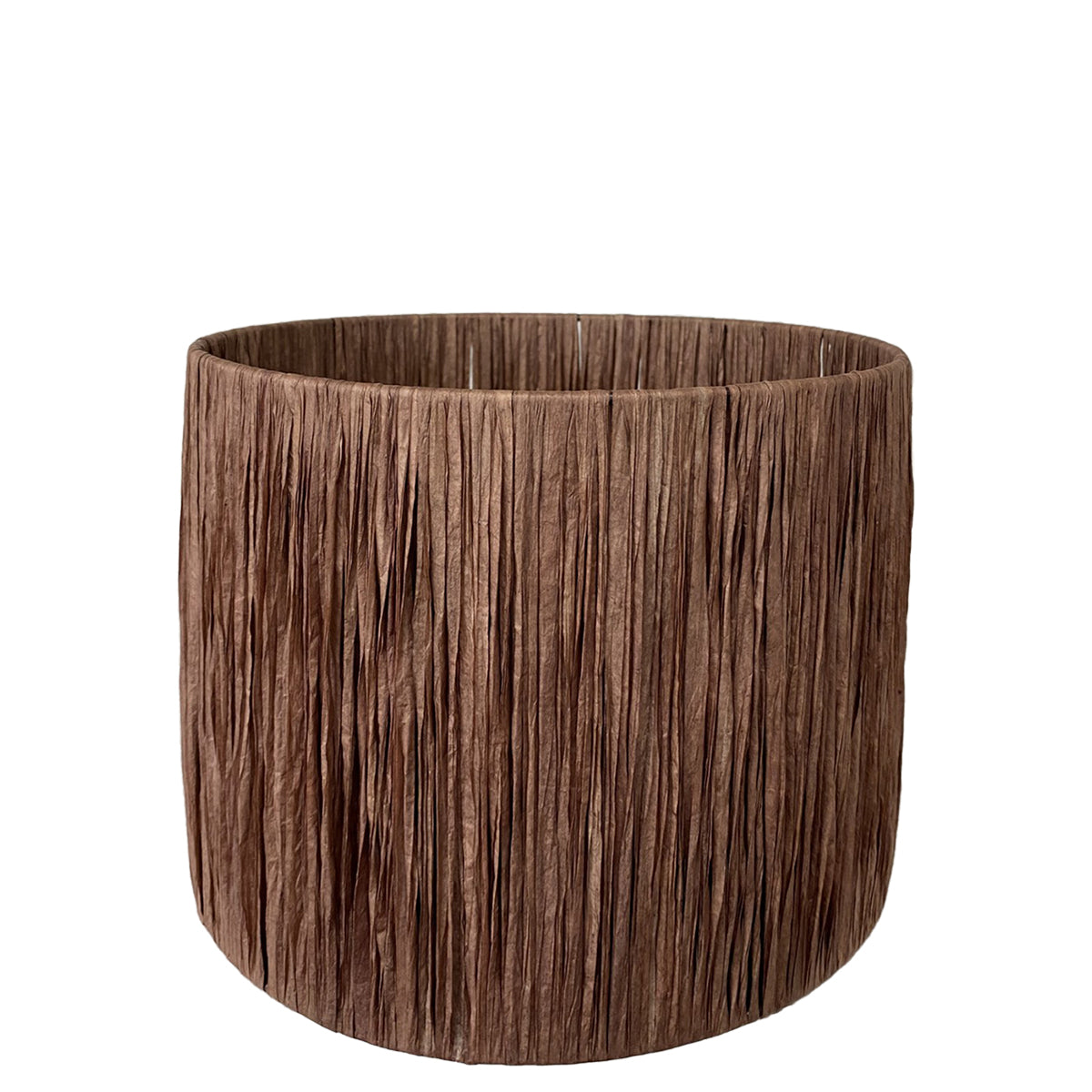 Drum Shade - Raffia Extra Small - Coffee