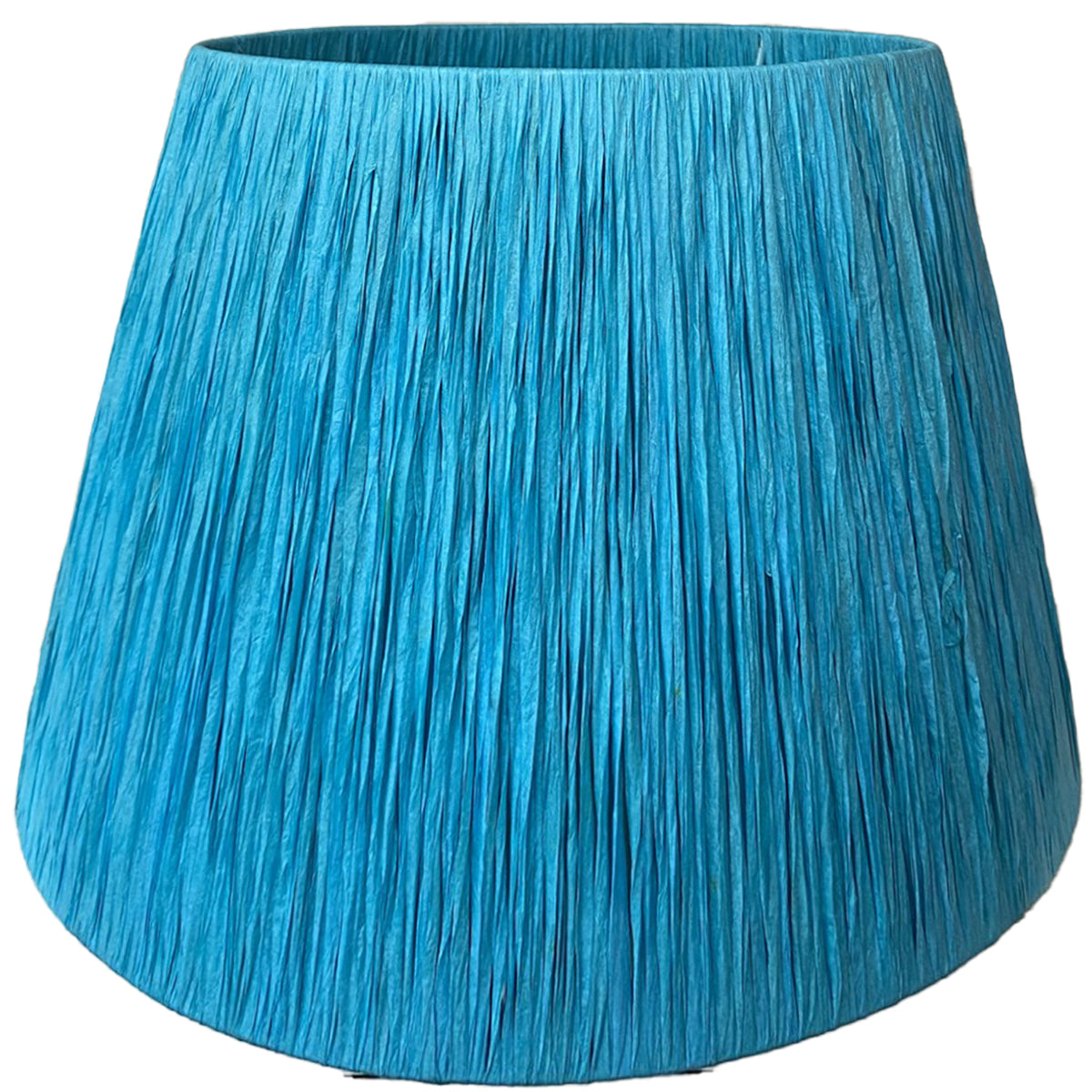 Tapered Shade - Raffia - Turquoise