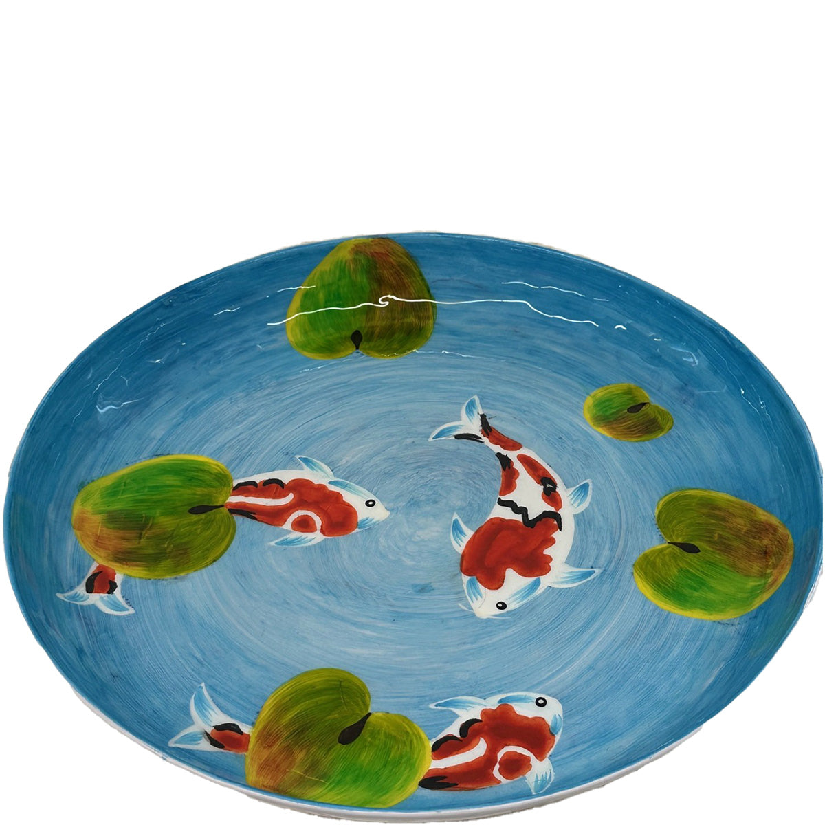 Round Tray - Koi - Multicolour