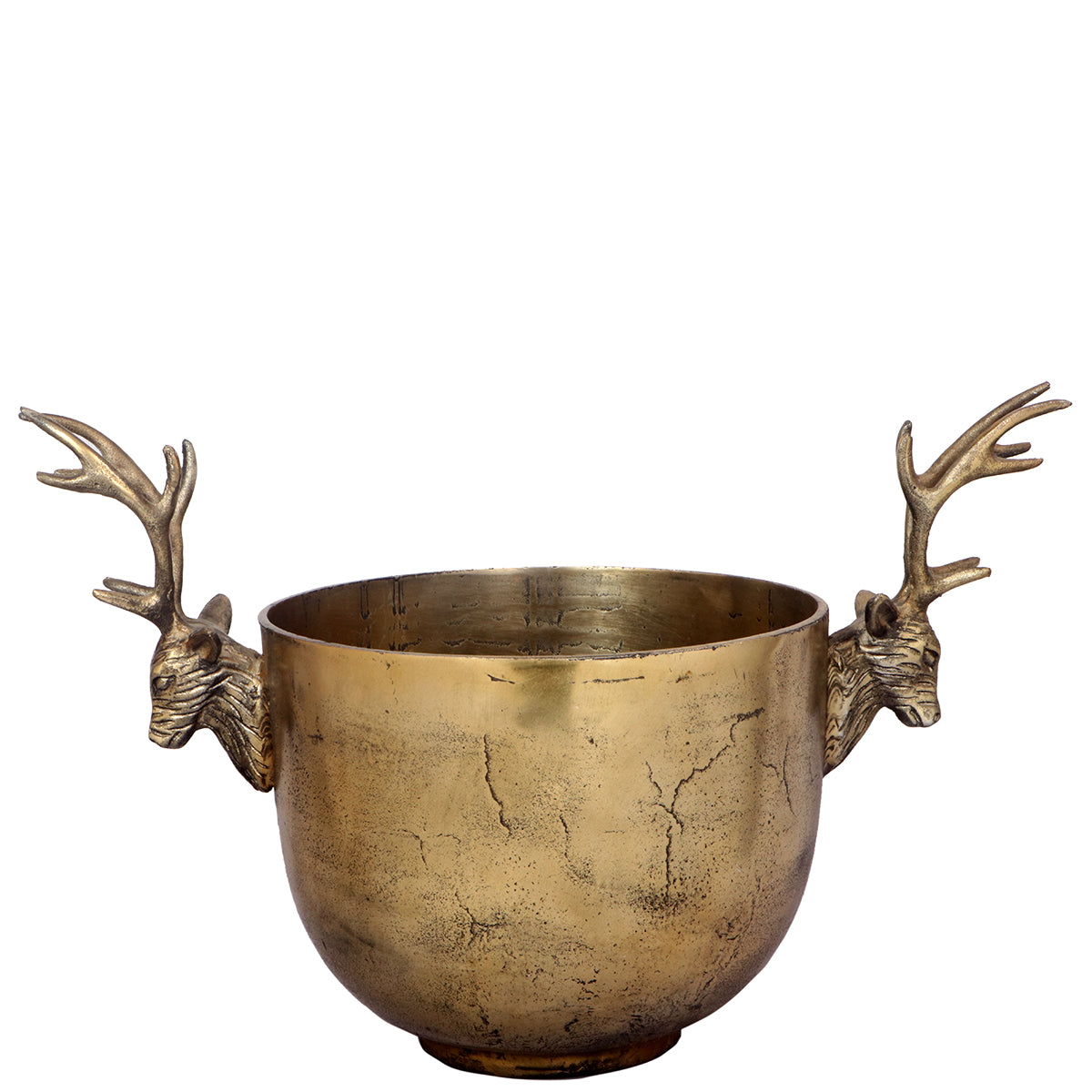 Reindeer Urn - Large - Antique Gold