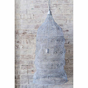 Crochet Lamp - Dome - Grey