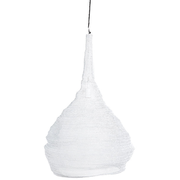 Crochet Lamp - Bulb - Large - White