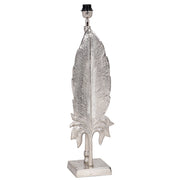 Feather Lamp Base - Raw Nickel - Aluminium