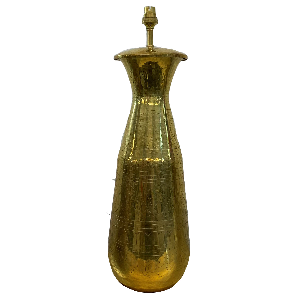 Tall Lamp Base - Gold - Brass