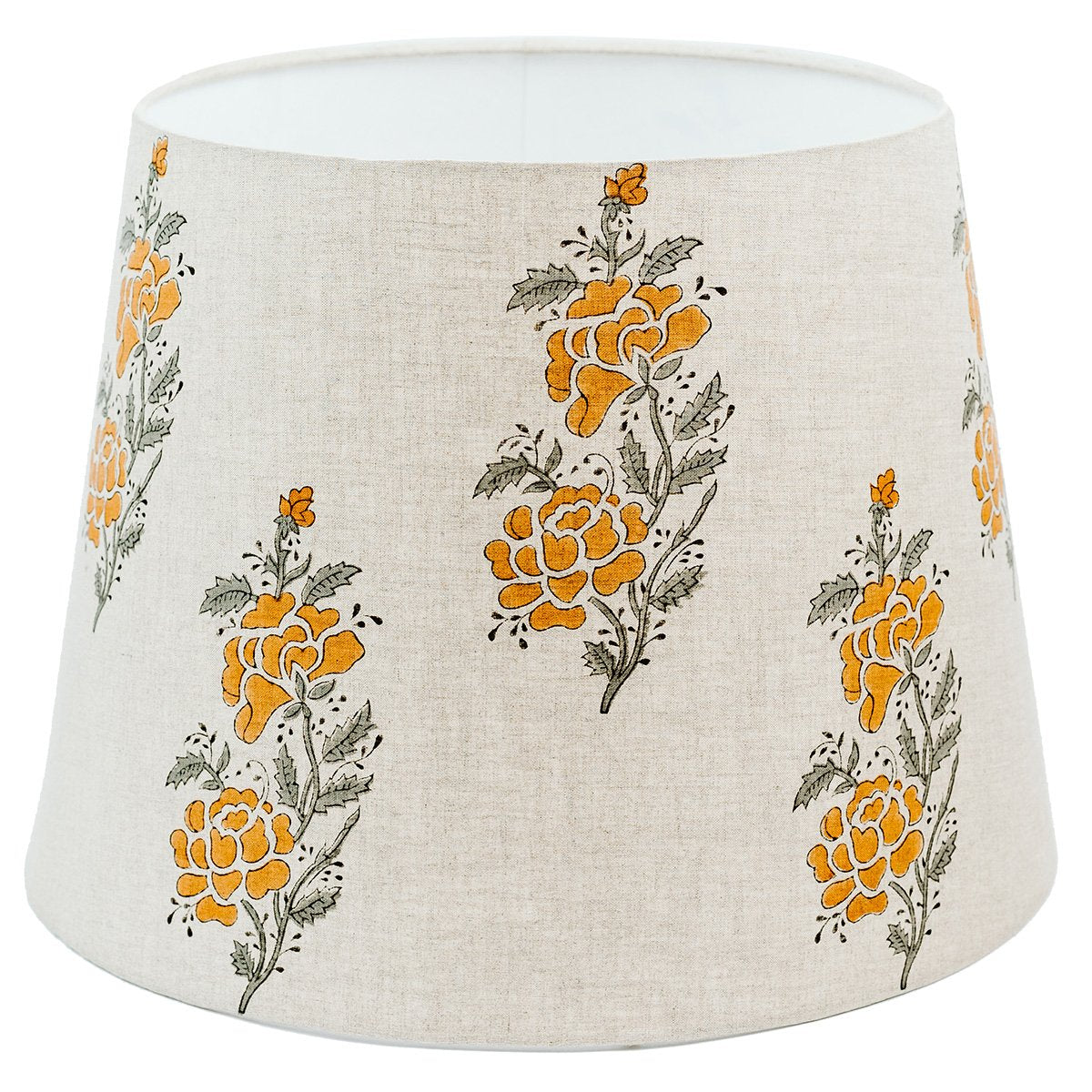 Tapered Lampshade - Wattle - Yellow Multi