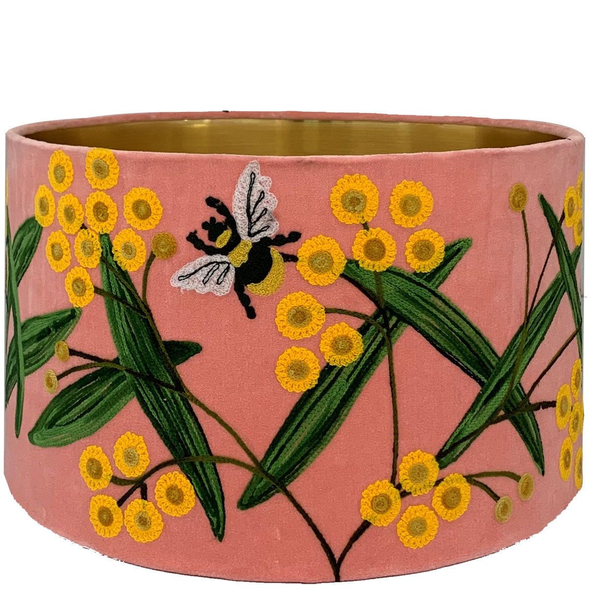 Drum Lampshade - Wattle - Blush