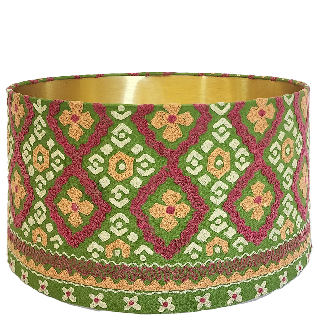 Embroidered Lamp Shade
