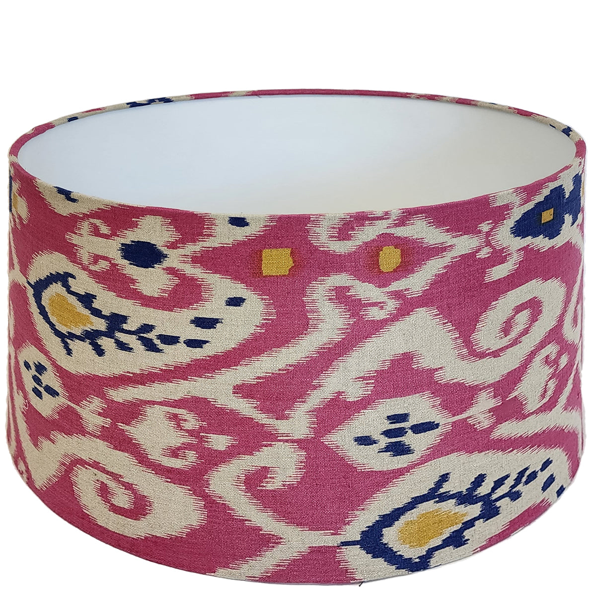 Linen lampshade | Ikat Pink