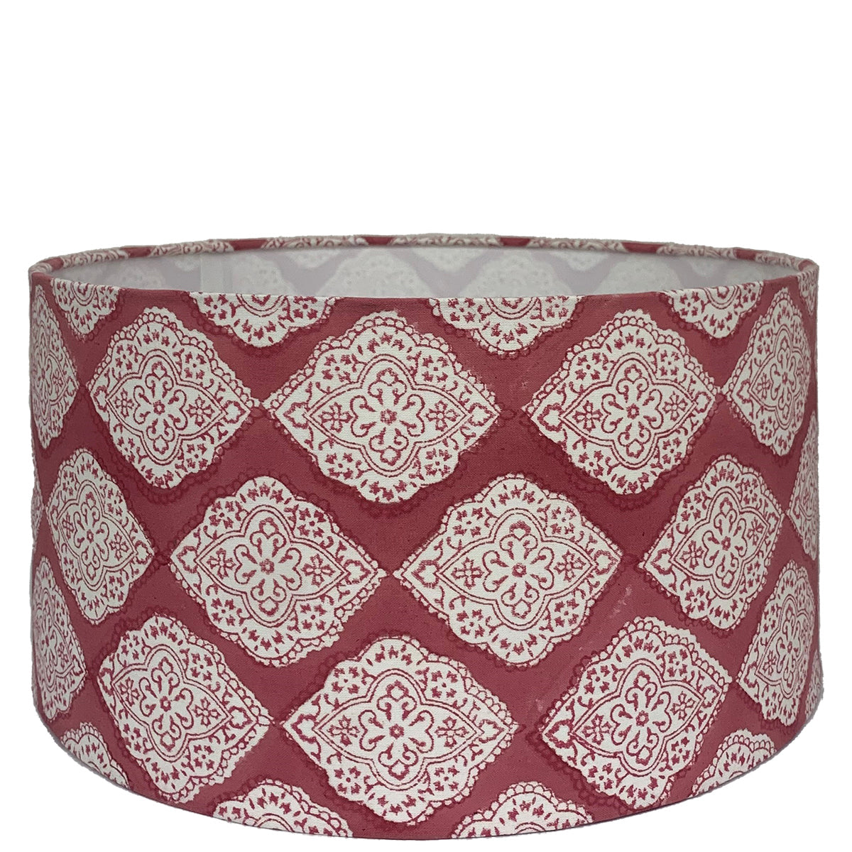 Block print lamp shades | Pink Mandala 