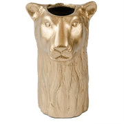 Leopard Vase - New Matt Gold